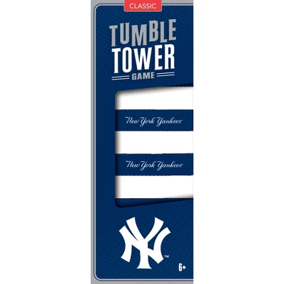MasterPieces Real Wood Block Tumble Towers - MLB New York Yankees 3 MasterPieces Real Wood Block Tumble Towers - MLB New York Yankees