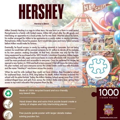 MasterPieces 1000 Piece Jigsaw Puzzle - Hershey's Stand - 19.25"x26.75" 5 MasterPieces 1000 Piece Jigsaw Puzzle - Hershey's Stand - 19.25"x26.75" - Image 3
