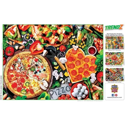 MasterPieces 300 Piece EZ Grip Jigsaw Puzzle - Viva La Pizza - 18"x24" 6 MasterPieces 300 Piece EZ Grip Jigsaw Puzzle - Viva La Pizza - 18"x24" - Image 4