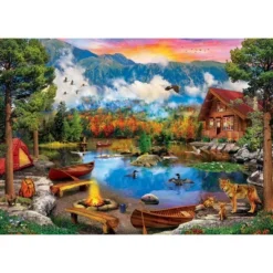 MasterPieces 1000 Piece Jigsaw Puzzle - Sunset Canoe - 19.25"x26.75" 9 MasterPieces 1000 Piece Jigsaw Puzzle - Sunset Canoe - 19.25"x26.75" -Games and Puzzles Shop GUEST 212566b7 a734 4c2b a20d 952aed42fab9