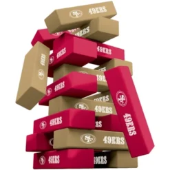MasterPieces Real Wood Block Tumble Towers - NFL San Francisco 49ers -Games and Puzzles Shop GUEST 21735d2f f5d2 457c 82b4 fe50c8c77b06