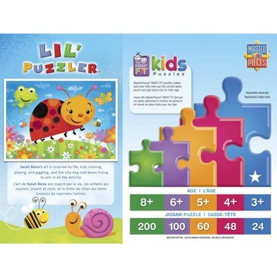 MasterPieces Inc Lil Puzzlers Bug Buddies 24 Piece Jigsaw Puzzle 3 MasterPieces Inc Lil Puzzlers Bug Buddies 24 Piece Jigsaw Puzzle