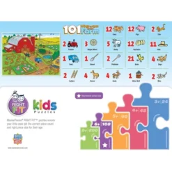 MasterPieces 100 Piece Kids Jigsaw Puzzle - 101 Things To Spot On A Farm -Games and Puzzles Shop GUEST 22cd58a1 6333 4bb7 91e7 9029ba7e42ef