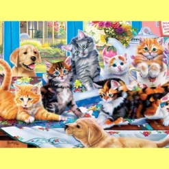 MasterPieces 400 Piece Jigsaw Puzzle - Puzzling Gone Wild - 18"x24" -Games and Puzzles Shop GUEST 230bad5c 3590 4bdf 9691 327f4db8775f