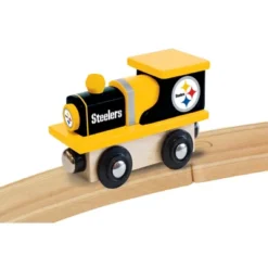 MasterPieces Officially Licensed NFL Pittsburgh Steelers Wooden Toy Train Engine For Kids -Games and Puzzles Shop GUEST 238ac560 3429 4fdd 9004 bc71968224d9