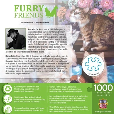 MasterPieces Inc Furry Friends Trouble Makers 1000 Piece Jigsaw Puzzle 3 MasterPieces Inc Furry Friends Trouble Makers 1000 Piece Jigsaw Puzzle