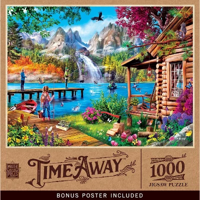 MasterPieces 1000 Piece Jigsaw Puzzle - Fishing With Pappy - 19.25"x26.75" 3 MasterPieces 1000 Piece Jigsaw Puzzle - Fishing With Pappy - 19.25"x26.75"