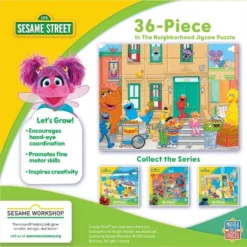 MasterPieces 36 Piece Jigsaw Puzzle - Sesame Street In The Neighborhood -Games and Puzzles Shop GUEST 24808ba1 0847 4ab8 a18b 174dc0049c32
