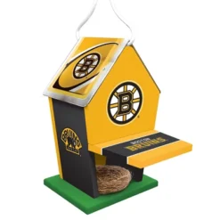 MasterPieces Officially Licensed NHL Boston Bruins Outdoor Wood Birdhouse!