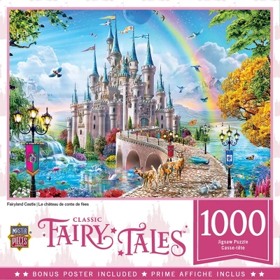 MasterPieces 1000 Piece Jigsaw Puzzle - Fairyland Castle - 19.25"x26.75" 3 MasterPieces 1000 Piece Jigsaw Puzzle - Fairyland Castle - 19.25"x26.75"