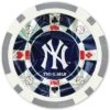 MasterPieces Casino Style 20 Piece 11.5 Gram Poker Chip Set MLB New York Yankees Silver Edition -Games and Puzzles Shop GUEST 278b84a5 f89b 4104 9d3f 2ef8dcf465b8