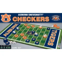 MasterPieces Officially Licensed NCAA Auburn Tigers Checkers Board Game For Families And Kids Ages 6 And Up