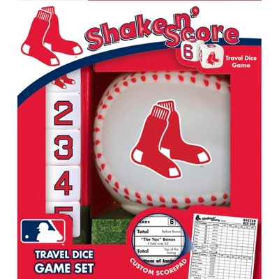 MasterPieces Officially Licsenced MLB Boston Red Sox Shake N' Score Dice Game For Age 6 And Up 3 MasterPieces Officially Licsenced MLB Boston Red Sox Shake N' Score Dice Game For Age 6 And Up
