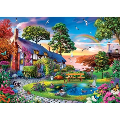 MasterPieces 1000 Piece Jigsaw Puzzle - Over The Rainbow - 19.25"x26.75" 4 MasterPieces 1000 Piece Jigsaw Puzzle - Over The Rainbow - 19.25"x26.75" - Image 2