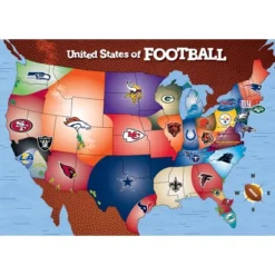 MasterPieces Adult Jigsaw Puzzle - NFL League Map 500 Pieces -Games and Puzzles Shop GUEST 286c9a15 e3a8 4307 a670 a82c7772976a