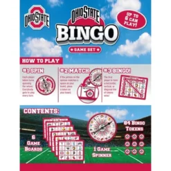 MasterPieces Kids Games - NCAA Ohio State Bingo Game -Games and Puzzles Shop GUEST 28c95534 061c 4a99 9497 bb3215178c09