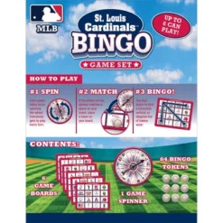 MasterPieces Kids Games - MLB St. Louis Cardinals Bingo 8 MasterPieces Kids Games - MLB St. Louis Cardinals Bingo -Games and Puzzles Shop GUEST 293379e9 8e17 456e b781 3ce97b36f78a