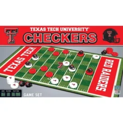 MasterPieces Officially Licensed NCAA Texas Tech Red Raiders Checkers Board Game For Families And Kids Ages 6 And Up
