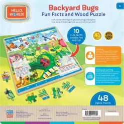 MasterPieces 48 Piece Kids Jigsaw Puzzle - Hello, World! Backyard Bugs 11"x11" -Games and Puzzles Shop GUEST 2b0f6234 e629 4529 b8d5 d4fde31ebb54