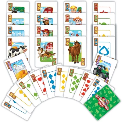 MasterPieces Kids Games - Old MacDonald's Farm - Supersized Playing Cards 4 MasterPieces Kids Games - Old MacDonald's Farm - Supersized Playing Cards - Image 2