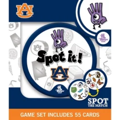 MasterPieces Officially Licensed NCAA Auburn Tigers Spot It Game For Kids And Adults