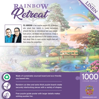 MasterPieces 1000 Piece Jigsaw Puzzle - Over The Rainbow - 19.25"x26.75" 5 MasterPieces 1000 Piece Jigsaw Puzzle - Over The Rainbow - 19.25"x26.75" - Image 3