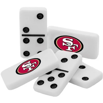 MasterPieces Officially Licensed NFL San Francisco 49ers 28 Piece Dominoes Game For Adults 4 MasterPieces Officially Licensed NFL San Francisco 49ers 28 Piece Dominoes Game For Adults - Image 2