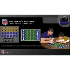 MasterPieces Officially Licensed NFL Baltimore Ravens Checkers Board Game For Families And Kids Ages 6 And Up -Games and Puzzles Shop GUEST 311056e5 7359 429c a301 36a53380a86b