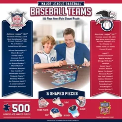 MasterPieces 500 Piece Jigsaw Puzzle - MLB Home Plate Shaped - 22.6"x22" -Games and Puzzles Shop GUEST 316a4183 d38d 4a16 bad7 811c21eaaeae
