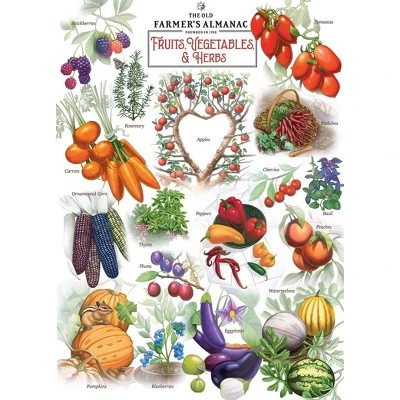 MasterPieces 1000 Piece Jigsaw Puzzle - Fruits Vegetables And Berries 4 MasterPieces 1000 Piece Jigsaw Puzzle - Fruits Vegetables And Berries - Image 2
