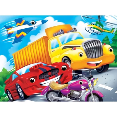MasterPieces Kids Funny Jigsaw Puzzle - Vehicles Googly Eyes 48 Pieces 4 MasterPieces Kids Funny Jigsaw Puzzle - Vehicles Googly Eyes 48 Pieces - Image 2