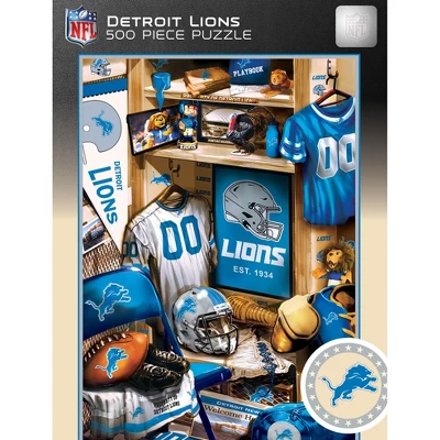 MasterPieces 500 Piece Puzzle - Detroit Lions Locker Room - 15"x21" 3 MasterPieces 500 Piece Puzzle - Detroit Lions Locker Room - 15"x21"