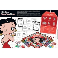 MasterPieces Opoly Family Board Games - Betty Boop World Tour Opoly -Games and Puzzles Shop GUEST 338a50de c905 4ea4 99bf 77431ef32d41