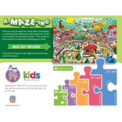MasterPieces A-Maze-Ing 200 Piece Jigsaw Puzzle - Toy Blocks - 14"x19" 8 MasterPieces A-Maze-Ing 200 Piece Jigsaw Puzzle - Toy Blocks - 14"x19" -Games and Puzzles Shop GUEST 34145787 01a1 4d60 bd7a afd41ea2aa5b