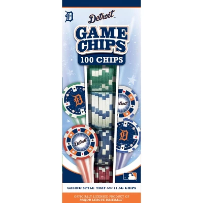 MasterPieces Casino Style 100 Piece Poker Chip Set - MLB Detroit Tigers 3 MasterPieces Casino Style 100 Piece Poker Chip Set - MLB Detroit Tigers