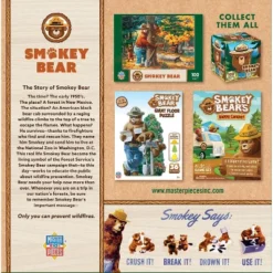 MasterPieces Kids Puzzle Set - Smokey Bear 4-Pack 100 Piece Jigsaw Puzzles 17 MasterPieces Kids Puzzle Set - Smokey Bear 4-Pack 100 Piece Jigsaw Puzzles -Games and Puzzles Shop GUEST 34402d77 653e 4b6c a497 52bcd3194876