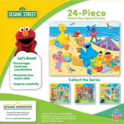 MasterPieces 24 Piece Jigsaw Puzzle For Kids - Sesame Street Beach Day -Games and Puzzles Shop GUEST 34435e41 a7d4 444f bd1e 73e78da7d146