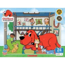 MasterPieces 24 Piece Jigsaw Puzzle - Clifford Doghouse - 19"x14"