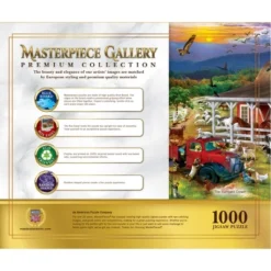 MasterPieces 1000 Piece Jigsaw Puzzle - The Barnyard Crowd - 26.8"x19.3" -Games and Puzzles Shop GUEST 35ae164d af2a 4ac4 89e7 4b3cfbdf768b