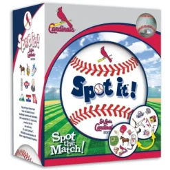 MasterPieces Officially Licensed MLB St. Louis Cardinals Spot It Game For Kids And Adults