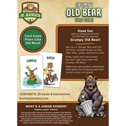 MasterPieces Kids Games - Jr Ranger - Grumpy Old Bear Kids Card Game -Games and Puzzles Shop GUEST 36c77208 4170 455d 89dc 3d5e0c7afe88