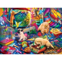 MasterPieces 550 Piece Jigsaw Puzzle For Adults - Pet's Play Room - 18"x24" -Games and Puzzles Shop GUEST 39d31ab5 41c2 4321 92ed 9cc74e4fcdaf