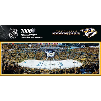 MasterPieces Sports Panoramic Puzzle - NHL Nashville Predators Center View 3 MasterPieces Sports Panoramic Puzzle - NHL Nashville Predators Center View