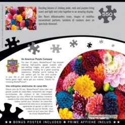 MasterPieces Inc Beautiful Blooms 550 Piece Jigsaw Puzzle