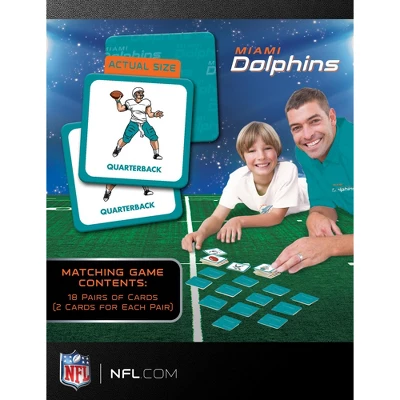 MasterPieces Officially Licensed NFL Miami Dolphins Matching Game For Kids And Families 5 MasterPieces Officially Licensed NFL Miami Dolphins Matching Game For Kids And Families - Image 3