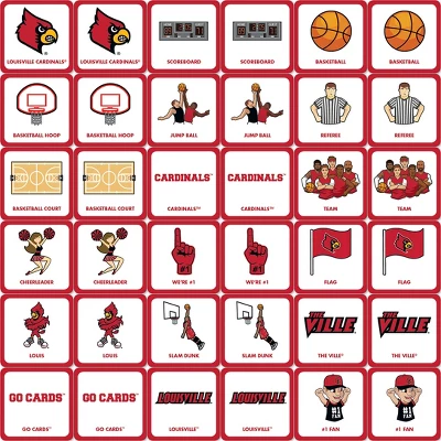 MasterPieces Officially Licensed NCAA Louisville Cardinals Matching Game For Kids And Families 4 MasterPieces Officially Licensed NCAA Louisville Cardinals Matching Game For Kids And Families - Image 2