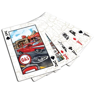 MasterPieces Casino Style 300 Piece Poker Chip Set - Route 66 Theme 7 MasterPieces Casino Style 300 Piece Poker Chip Set - Route 66 Theme - Image 5