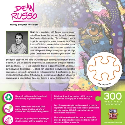 MasterPieces 300 Piece EZ Grip Jigsaw Puzzle - My Dog Blue - 18"x24" 5 MasterPieces 300 Piece EZ Grip Jigsaw Puzzle - My Dog Blue - 18"x24" - Image 3