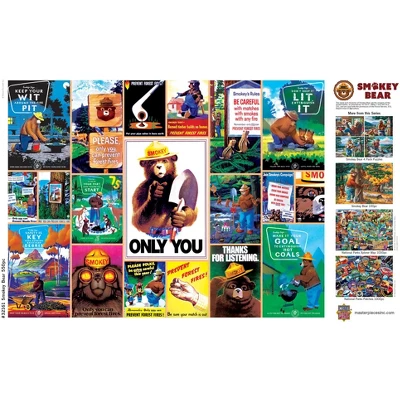 MasterPieces 550 Piece Jigsaw Puzzle For Adults - Smokey Bear - 18"x24" 6 MasterPieces 550 Piece Jigsaw Puzzle For Adults - Smokey Bear - 18"x24" - Image 4