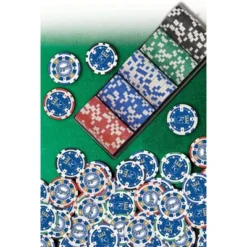 MasterPieces Casino Style 100 Piece Poker Chip Set - MLB Kansas City Royals -Games and Puzzles Shop GUEST 40d51db8 0f88 4f69 9e03 b6b0fe2f2696